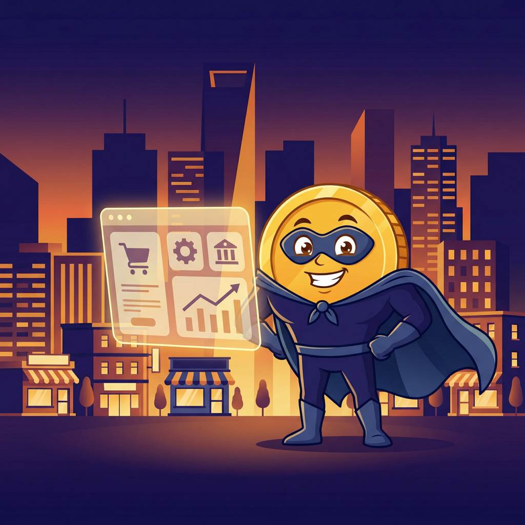 Tela do Moneyzin com visão mensal e cards de desempenho